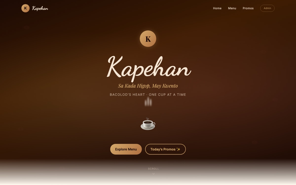 Kapehan — screenshot